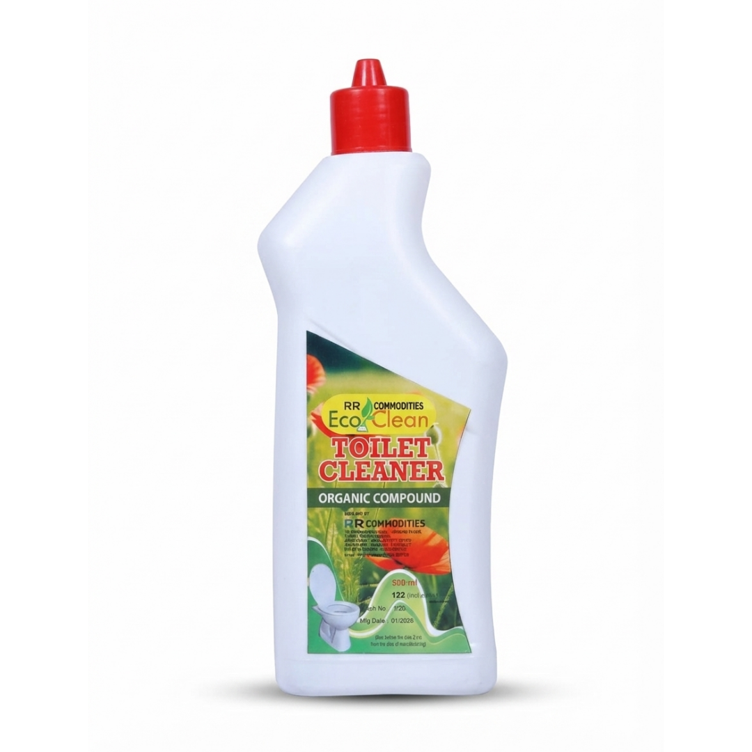 Ecoclean Organic Toilet Cleaner 500ml - Eco-Friendly Herbal Toilet Bowl Cleaner for Indian Homes