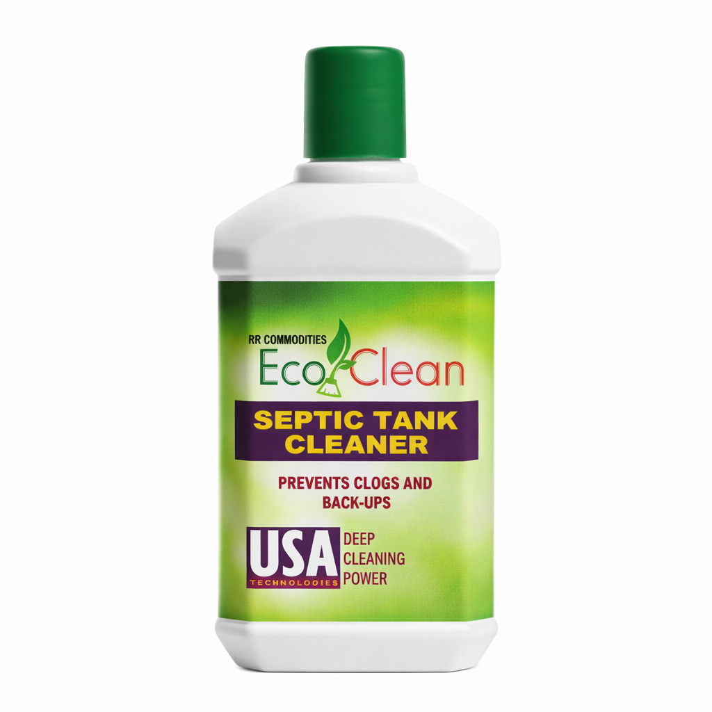 Ecoclean Septic Tank Cleaner Liquid 500ML - Organic Bacterial Treatment Formula for Indian Septic Systems